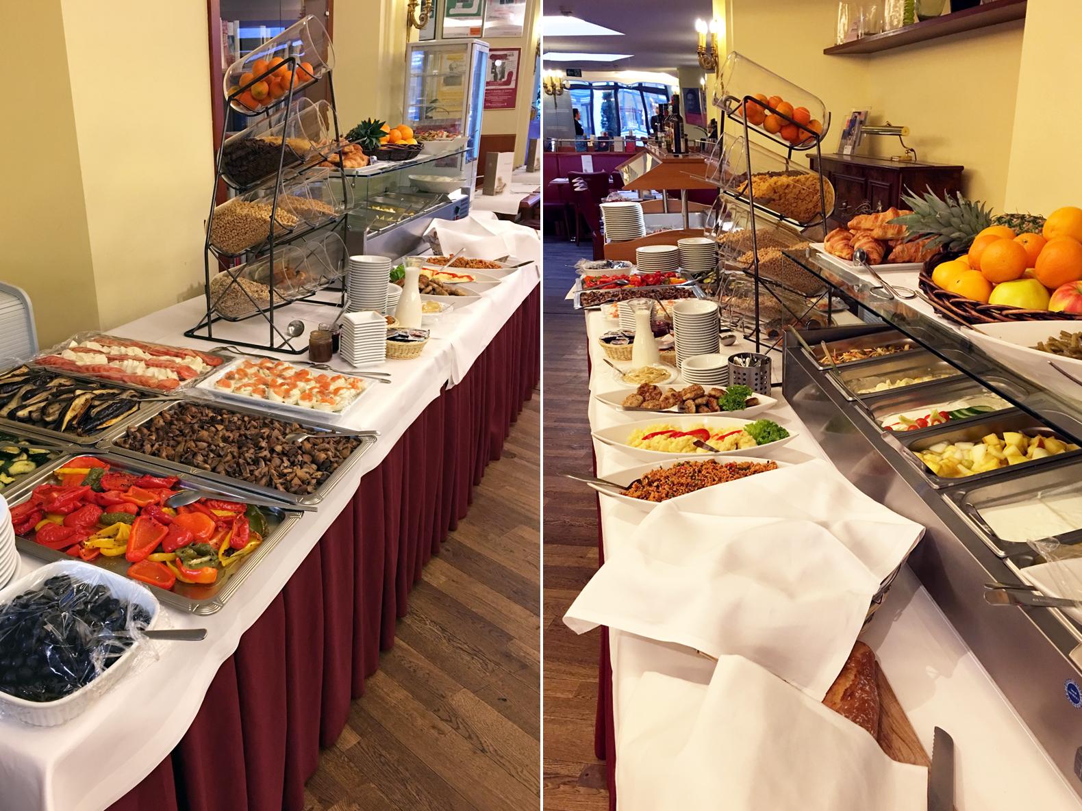 Ein buntes und saisonal angepasstes Brunchbuffet bietet an Sonn- und Feiertagen (von 10 bis 14 Uhr) das Literaturhaus an. Der Preis: 15 Euro für Erwachsene, 7,50 Euro für Kinder von sechs bis 12 Jahren. Neben Fisch-, Fleisch- und vegetarischen Gerichten und auch immer einer Suppe werden Croissants, unterschiedliche Brot- und Brötchensorten mit Käse- und Wurstspezialitäten aufgetischt. Wer es lieber süß mag: Es gibt auch Fruchtaufstriche und Desserts. Zudem können die Gäste zwischen verschiedenen Salaten und Antipasti wählen und sich die Frühstückseier je nach Wunsch zubereiten lassen. Auch glutenfreie Brötchen werden auf Anfrage und gegen Aufpreis angeboten.