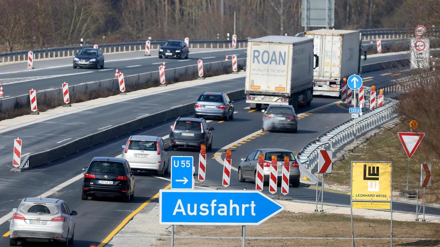 Forchheim: Autobahn-Baustelle als Unfallschwerpunkt
