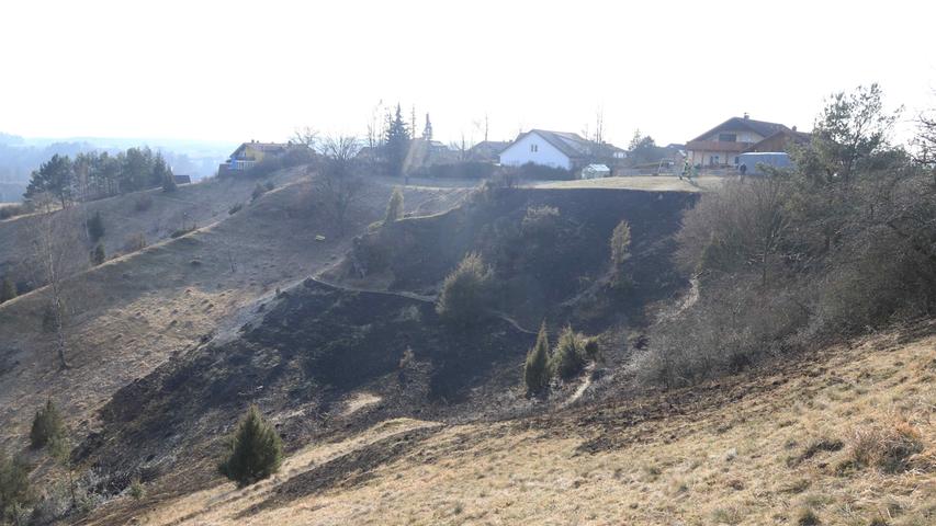 Pottensteiner sorgt für Flächenbrand im tiefsten Winter