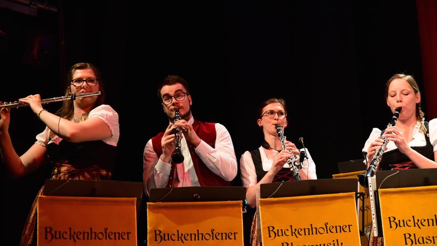 Rund 320 Besucher lauschten der Buckenhofener Blasmusik und ihren militärisch-böhmischen Klängen beim KulturPuls im Kolpingshaus.