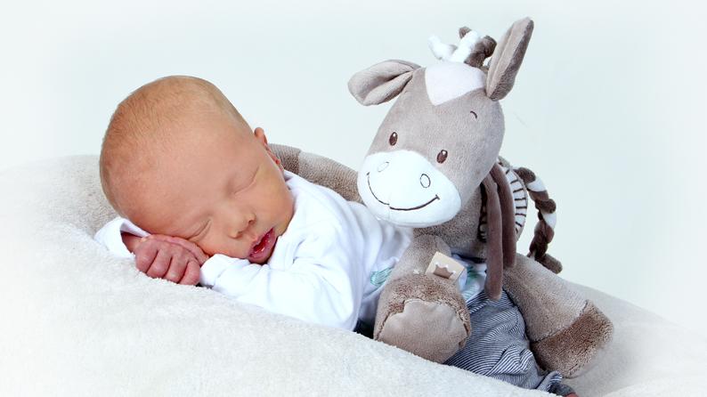Ebenfalls am 24. Februar geboren: der kleine Vincent. Rund 3800 Gramm brachte er im St. Theresien-Krankenhaus auf die Waage - stattlich!