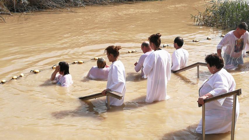 An der Taufstelle Jesu im Jordan blüht der Religionstourismus.