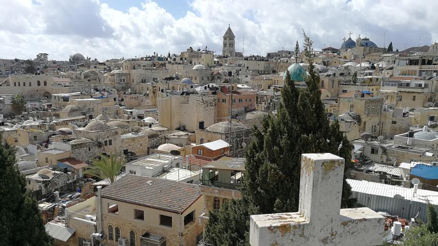 Blick über die Jerusalemer Altstadt.