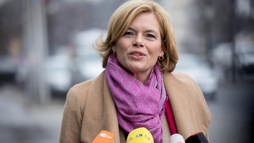 CDU-Vizechefin Julia Klöckner (46) ist zugleich auch die Landwirtschaftsministerin. Sie gilt als Hoffnungsträgerin – und kannte das Haus schon vorher gut. 2009 bis 2011 war sie schon Parlamentarische Staatssekretärin.
