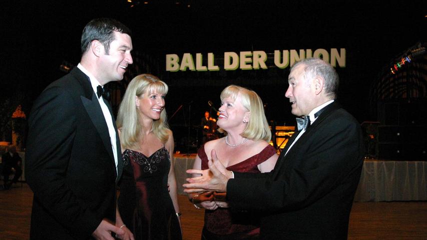 In Erlangen im Jahr 2005: Markus Söder beim Ball der Union.