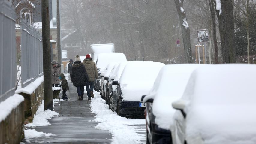 Verschneite Kleeblattstadt: Fürther Wintergefühle im Frühling