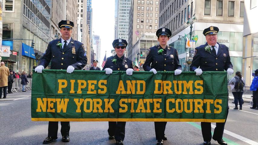 Grüne Parade: New Yorker feierten St. Patrick's Day