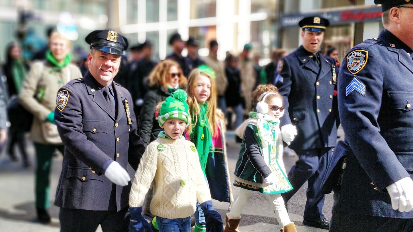 Am Samstag waren im Big Apple die Iren los. Sie feierten ihren St. Patrick's Day.