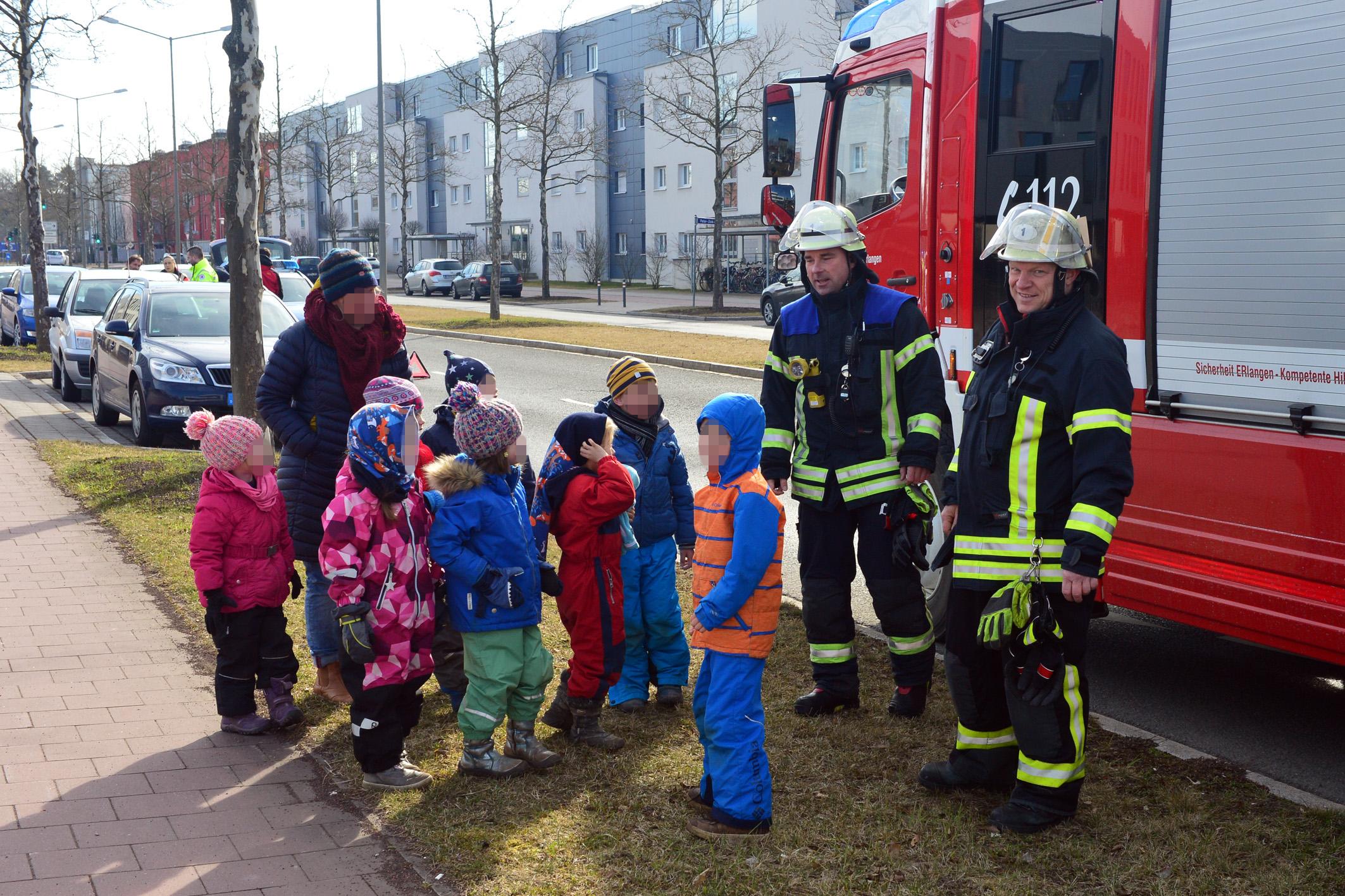Erlangen: Unfall wird für Kindergarten zur Lehrstunde | Nordbayern