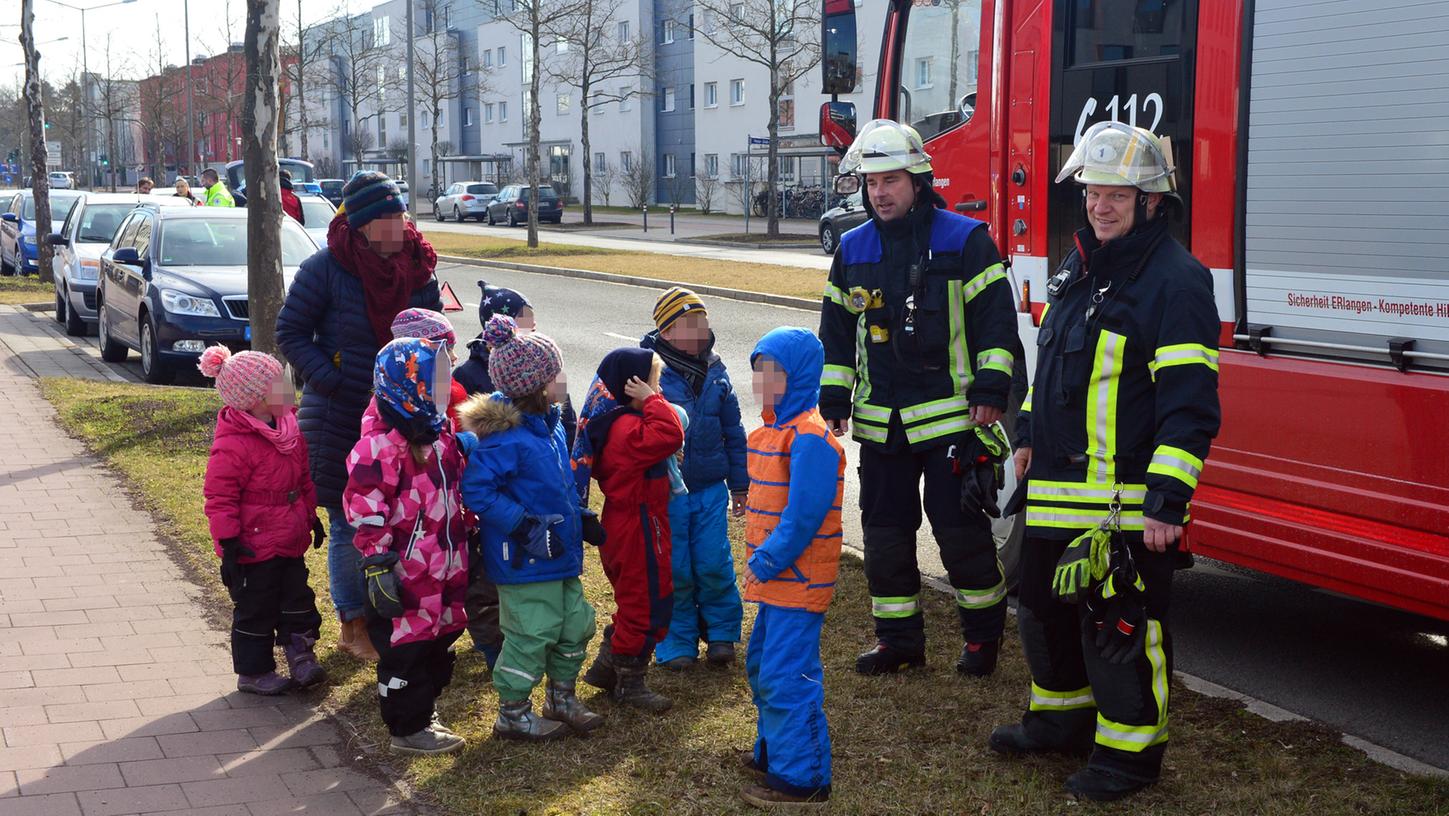 Erlangen: Unfall wird für Kindergarten zur Lehrstunde