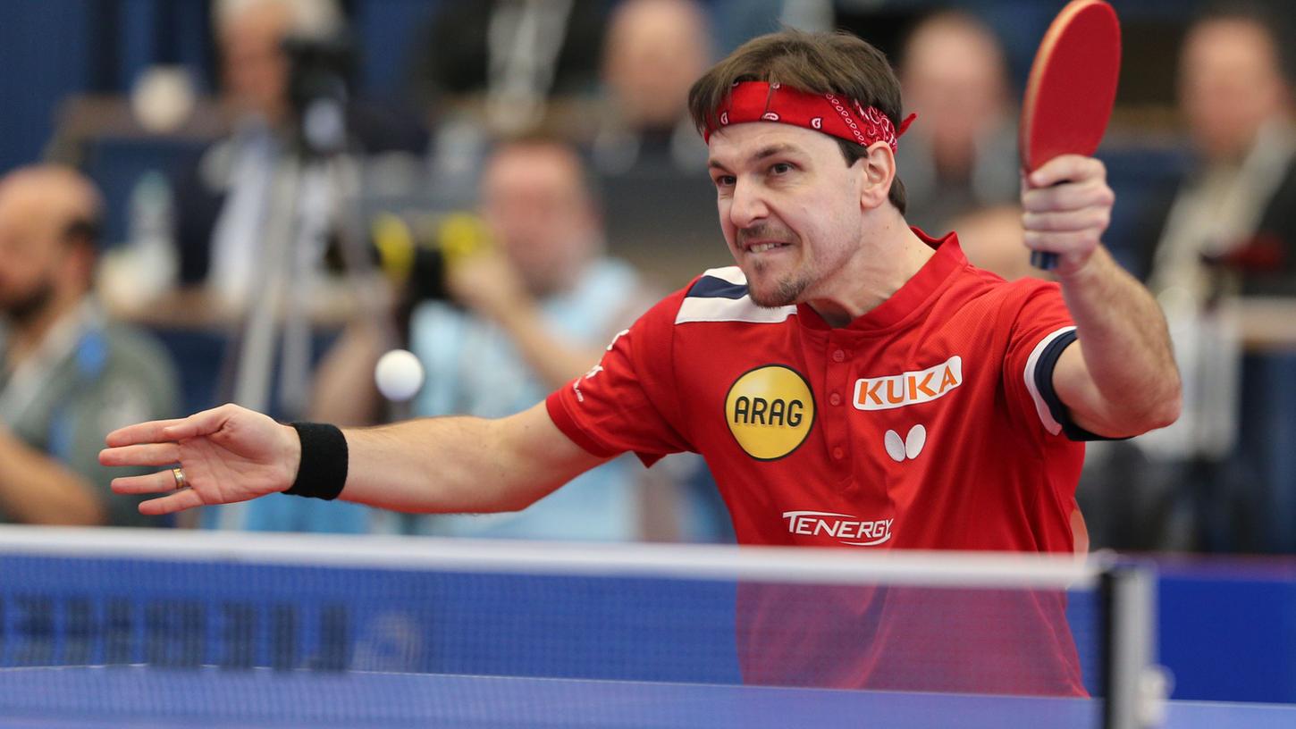 Tischtennis-Routinier Timo Boll will sich auch im reifen Sport-Alter noch schlagfertig zeigen.