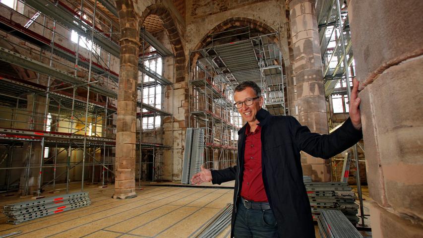 Mit Decke aus Tannenholz: So läuft der Wiederaufbau der Marthakirche