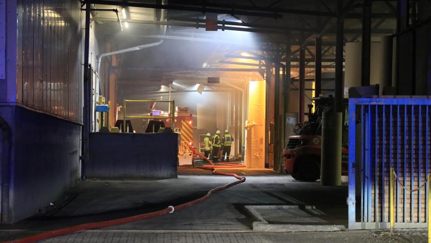 Alarm in Forchheimer Papierfabrik: Maschine stand in Flammen