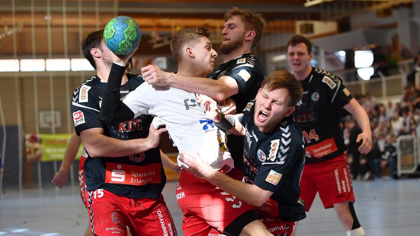 U23 des HC Erlangen gewinnt das Kampfspiel