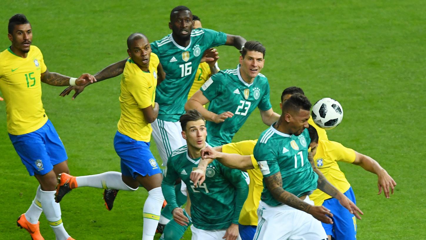 Gegen wiedererstarkte Brasilianer verlor Deutschland am Dienstagabend mit 0:1.