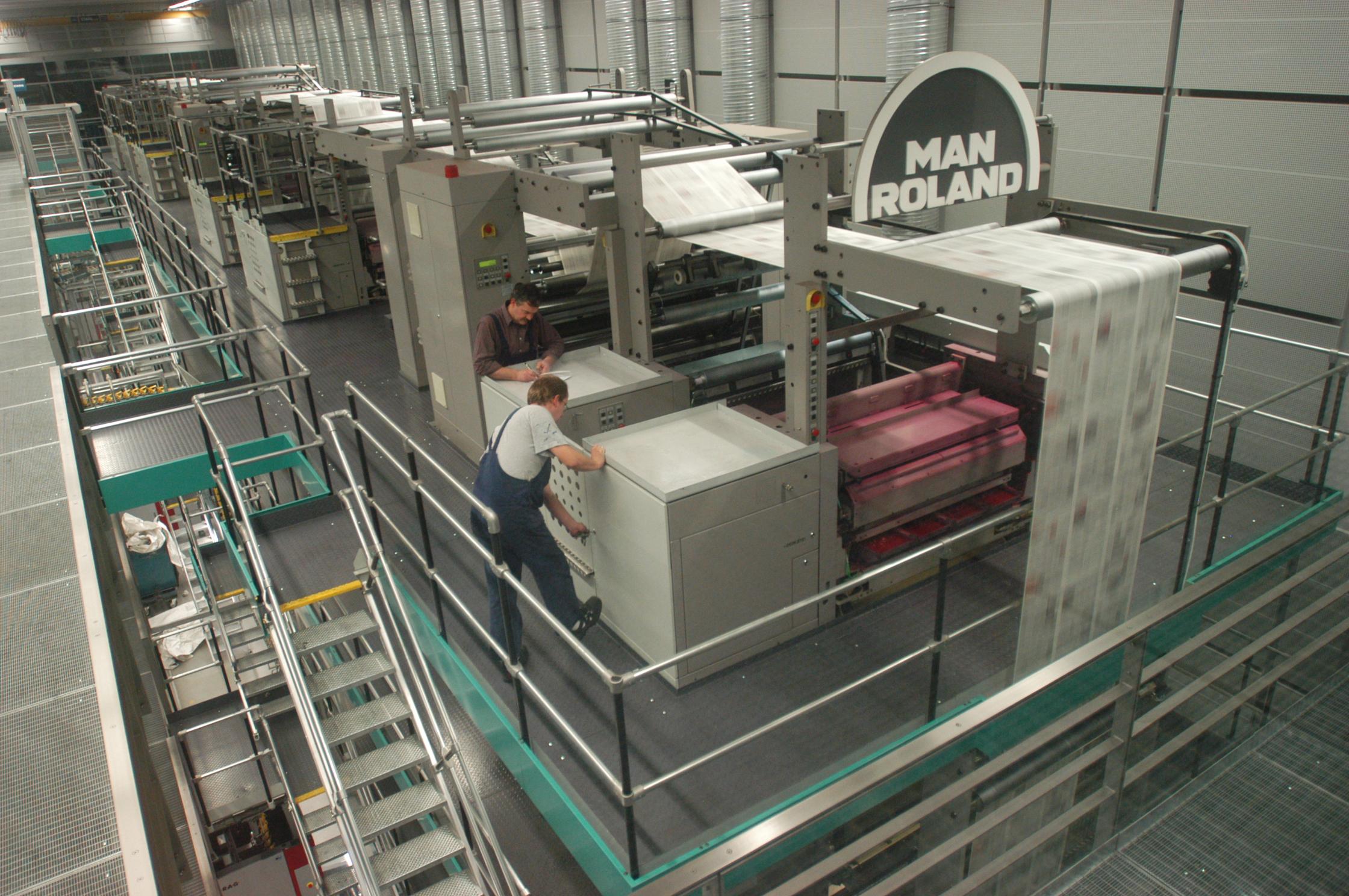 Das Druckhaus bietet auf 18 Metern in die Tiefe eine Produktionsfläche von 4600 Quadratmetern: Neben dem Imax-Kino die damals tiefste Baustelle der Stadt.