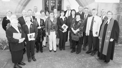 Wiedersehen nach Jahrzehnten: Jubelkonfirmation in Dietersdorf. Wiedersehen nach Jahrzehnten: Jubelkonfirmation in Dietersdorf.