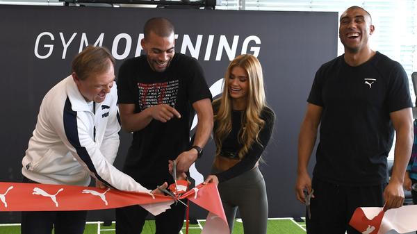 Im neuen Puma-"Gym" dürfen sich nicht nur Profi-Sportler wie Jimmy Vicaut, Benjamin Compaoré und Pamela Reif "austoben", sondern alle Puma-Mitarbeiterinnen und -Mitarbeiter.