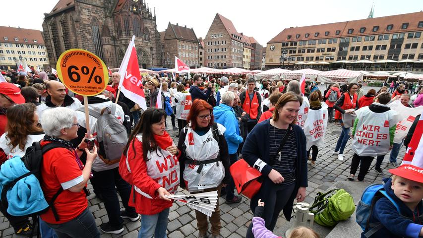Warnstreiks im öffentlichen Dienst halten Nürnberg in Atem	
