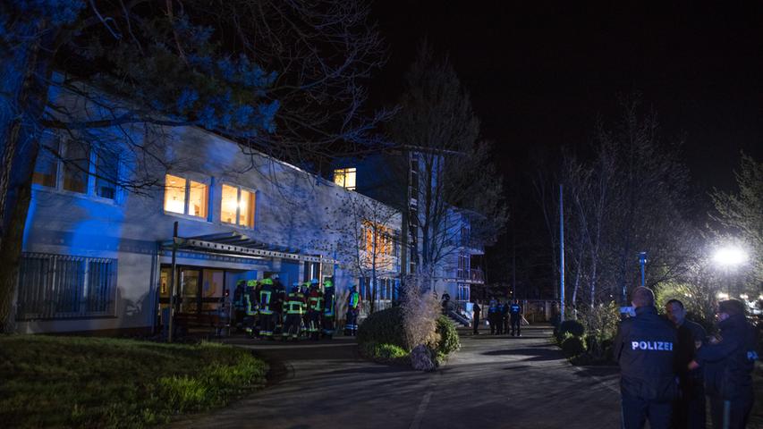 Zimmerbrand in Rother Pflegeheim: Niemand wurde verletzt