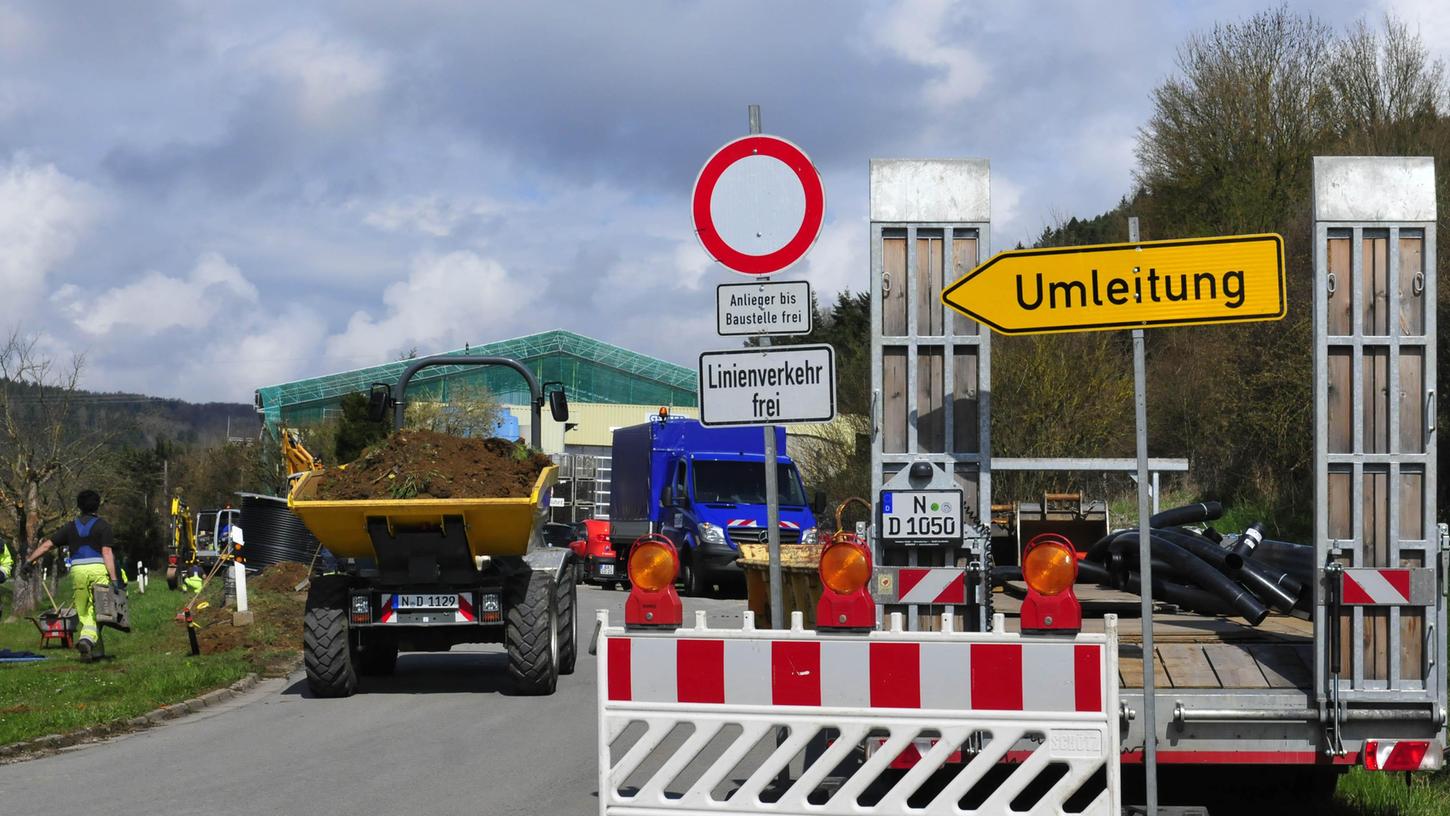 Rüssenbach: Straße bis 9. Mai gesperrt