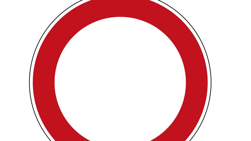 "Verbot für Fahrzeuge aller Art" schließt auch Fahrradfahrer mit ein – es sei denn, das Zeichen wird durch den Zusatz "Fahrrad frei" ergänzt.