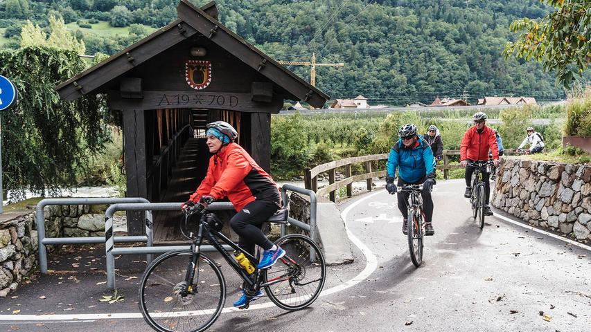 Südtirol: Auf dem Etschtalradweg übers Trentino an den Gardasee