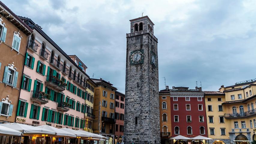Letzte Station der Reise auf dem Etschtal-Radweg: Riva del Garda mit seiner prachtvollen Altstadt.
