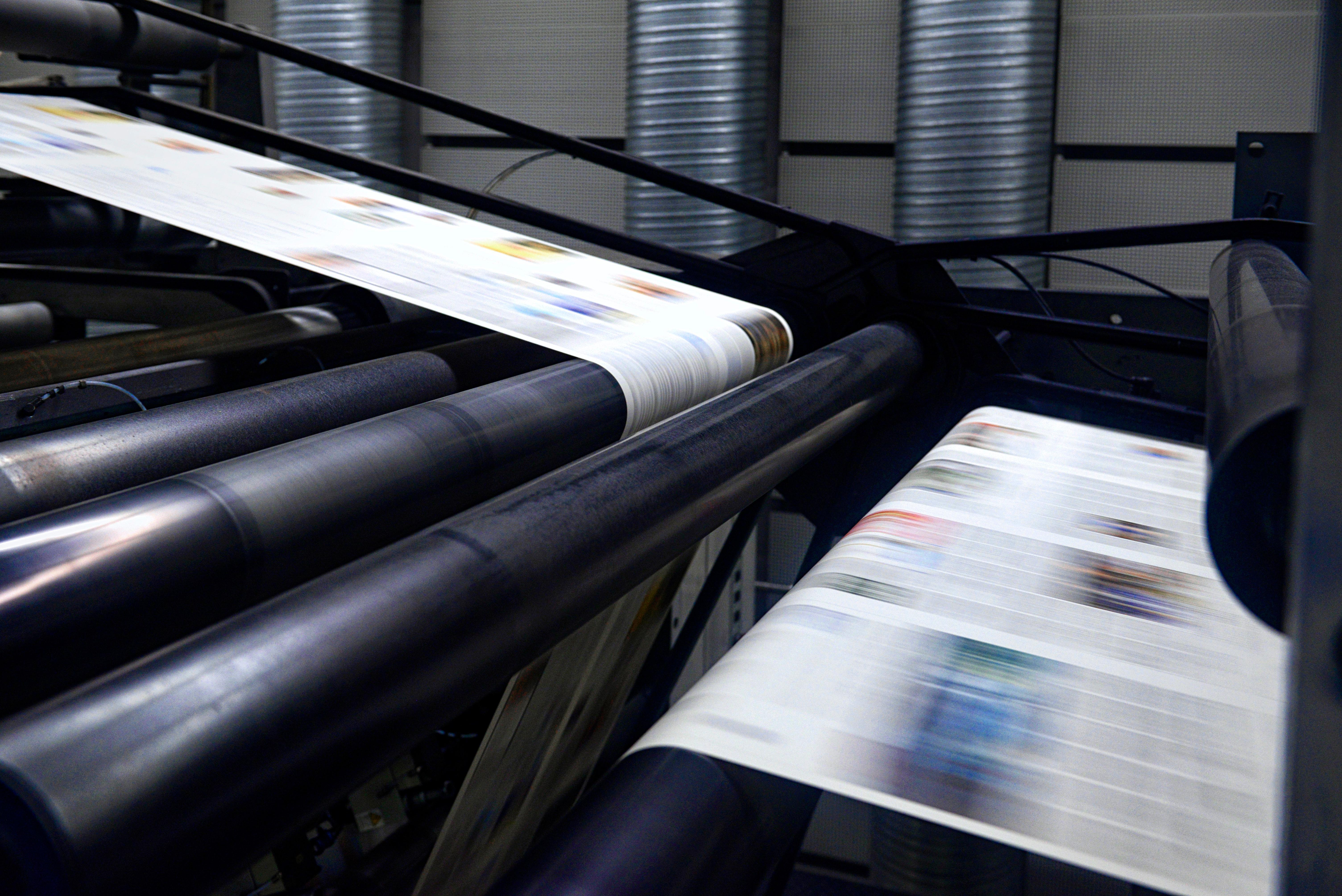 Im neuen Druckhaus wird die Zeitung seither mit Offset-Druckmaschinen produziert.