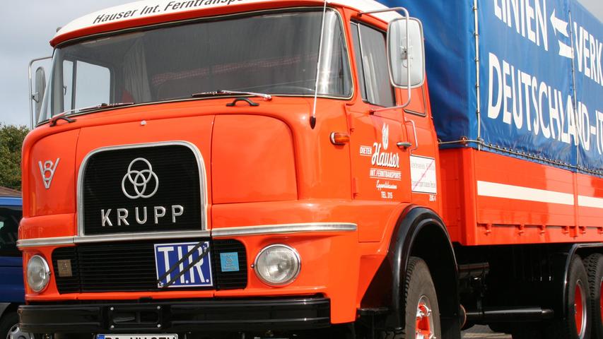 Der Krupp-Konzern verabschiedete sich im Jahr 1968 aus dem Lkw-Geschäft. Heute schart sich um die charakteristischen Lastwagen aus dem Ruhrpott eine große Fangemeinde von Oldtimerliebhabern.