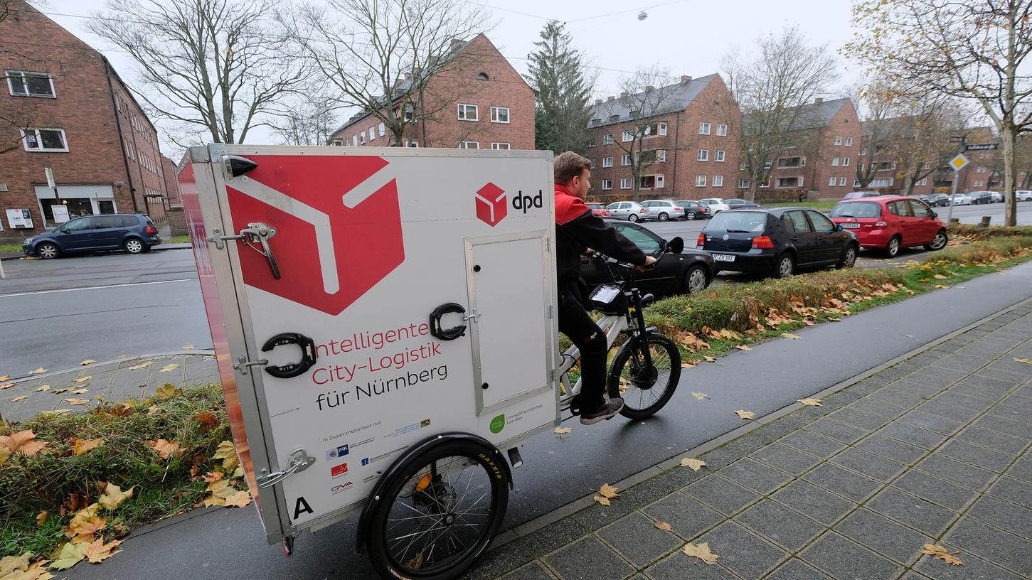 Lieferung per Lastenrad ist in Nürnberg ein voller Erfolg