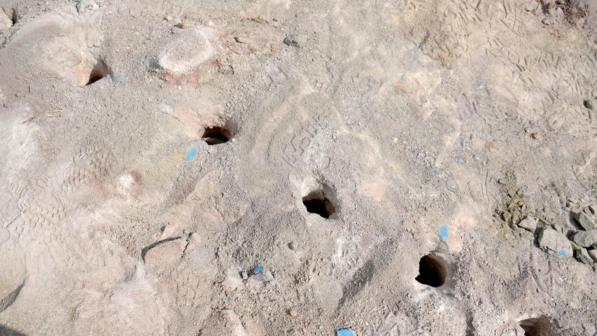 Schaulustige und ein großer Knall: Sandstein-Sprengung in Worzeldorf