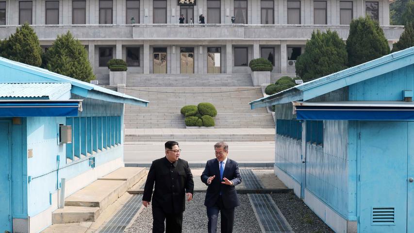 Historischer Korea-Gipfel: Moon empfängt Kim