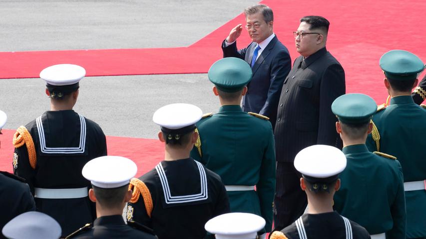 Historischer Korea-Gipfel: Moon empfängt Kim