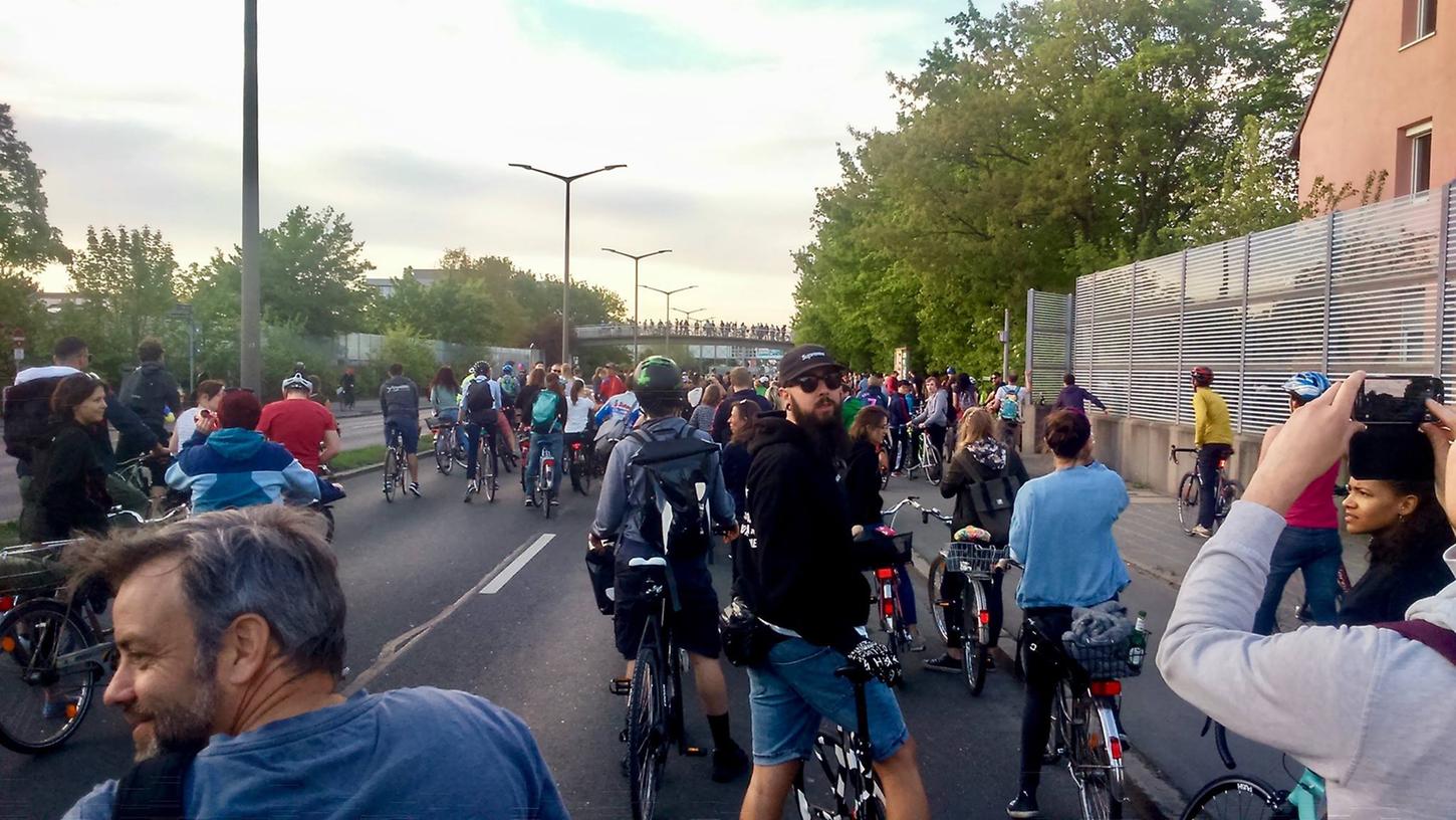 Rad-Demo in Nürnberg: 2600 Teilnehmer bei Critical Mass