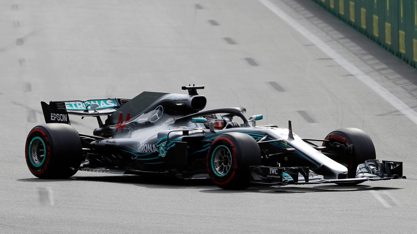 Durch den Sieg in Aserbaidschan übernahm Mercedes-Fahrer Lewis Hamilton wieder die Führung in der Fahrerwertung.