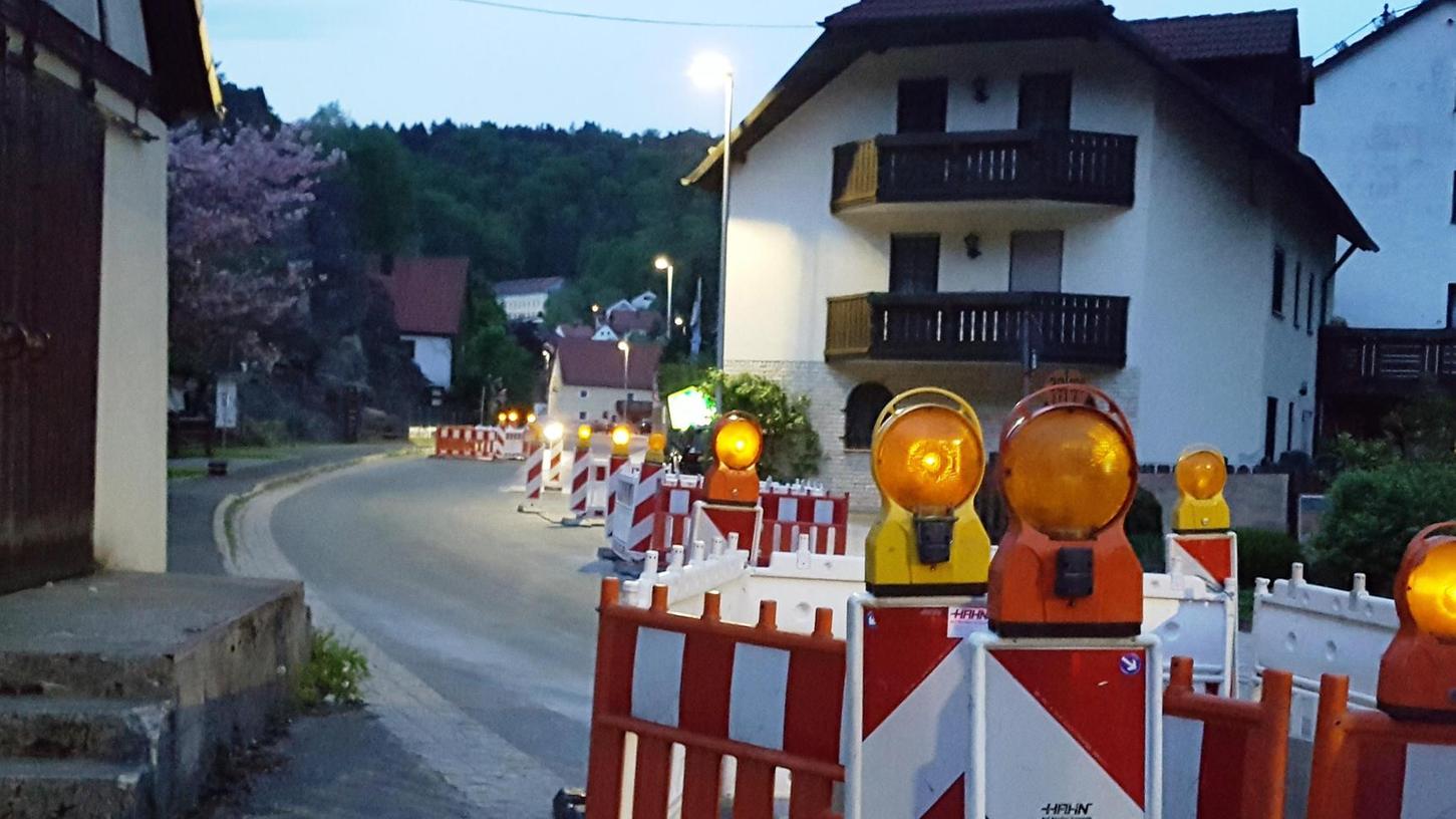 Autofahrer brauchen in Obertrubach Geduld