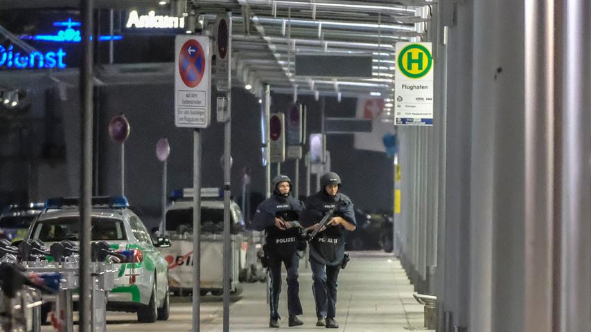 Schreie und Schüsse: Großübung der Polizei am Airport Nürnberg
