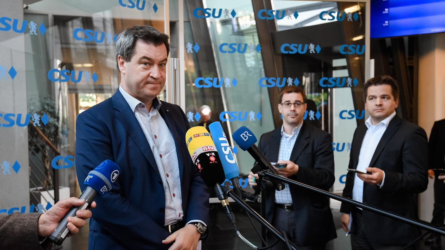 Vor Beginn der Klausurtagung des CSU-Vorstands unterstrich Söder vor Medienvertretern seine Zustimmung zu den strittigen Neuregelungen bei den Polizeizuständigkeiten.