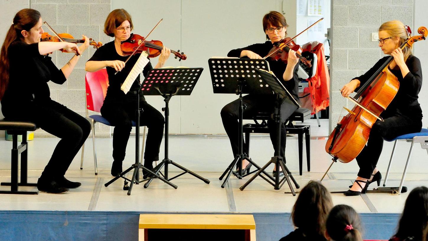 Herder-Gymnasium: Musikstunde mit dem Elisen-Quartett