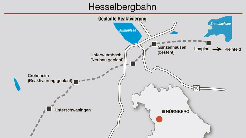 Dampf machen: Bürger setzen sich für Hesselbergbahn ein