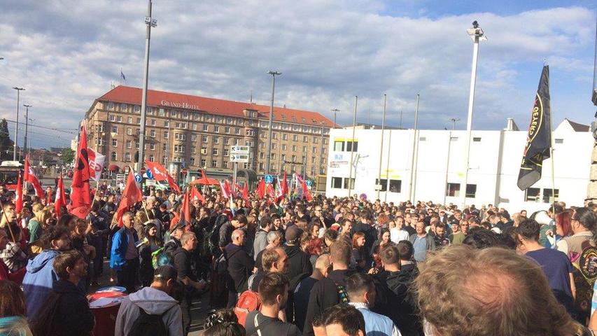 1500 Menschen demonstrieren in Nürnberg gegen Polizeigesetz