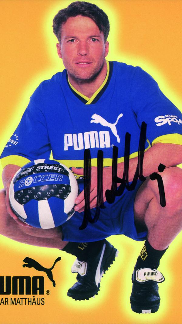 Auch ein gebürtiger Herzogenauracher trug sie damals: Natürlich ist von Lothar Matthäus die Rede.