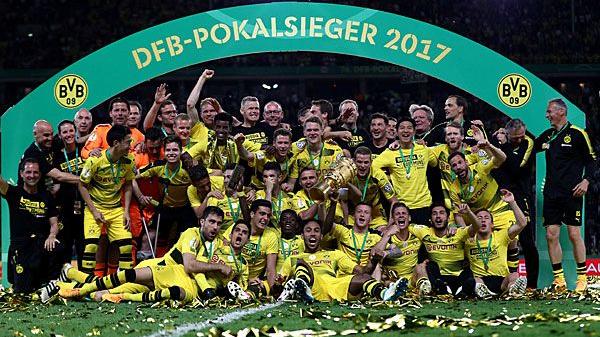 Zu den aktuellen Aushängeschildern von Puma zählt Borussia Dortmund. In schwarz-gelben Trikots gewannen sie 2017 auch das DFB-Pokalfinale.