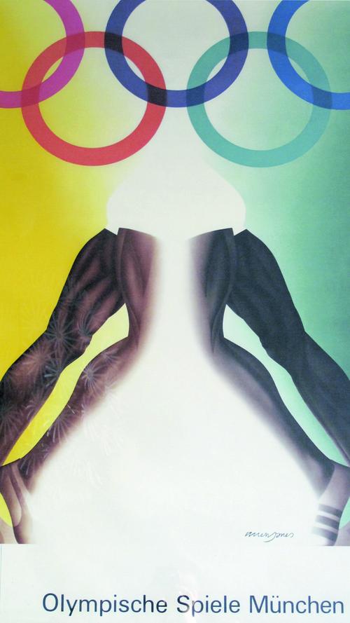 Mit diesem Plakat warb Puma 1972 für die Olympischen Spiele in München.