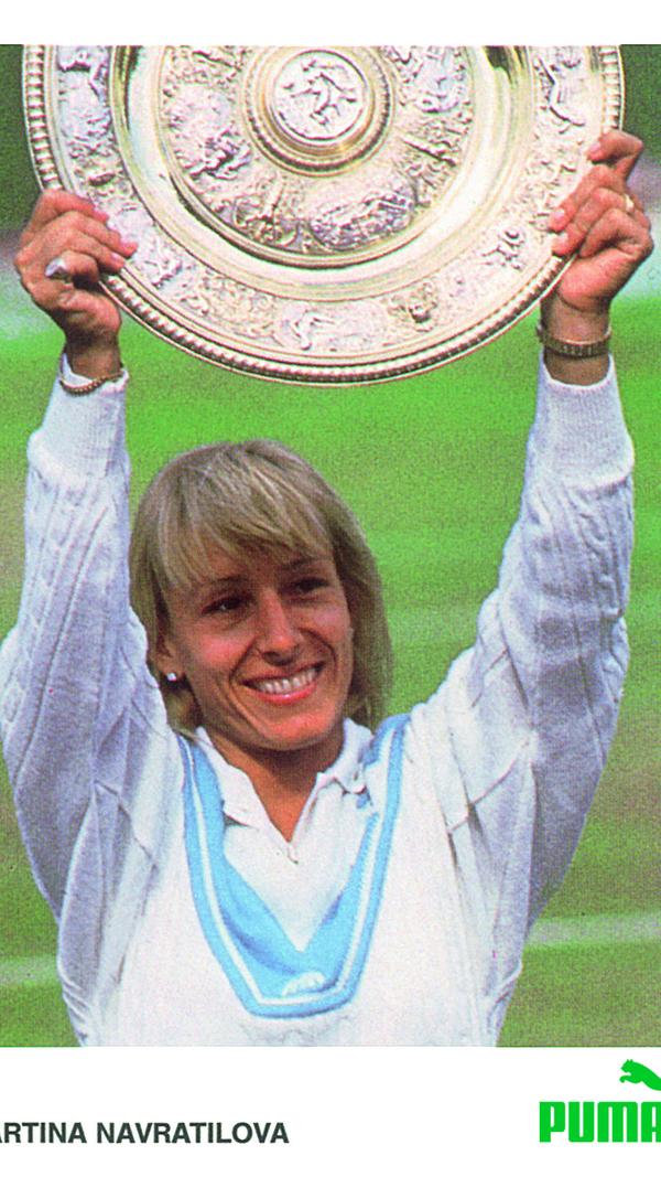 Legenden wie Martina Navratilova ...
