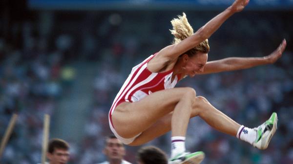 Die Puma-Stars in dieser Zeit hießen in der Leichtathletik Heike Drechsler oder ...