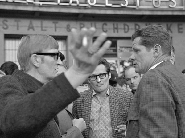 19. Mai 1968: Sprechchöre vor der SPD-Zentrale