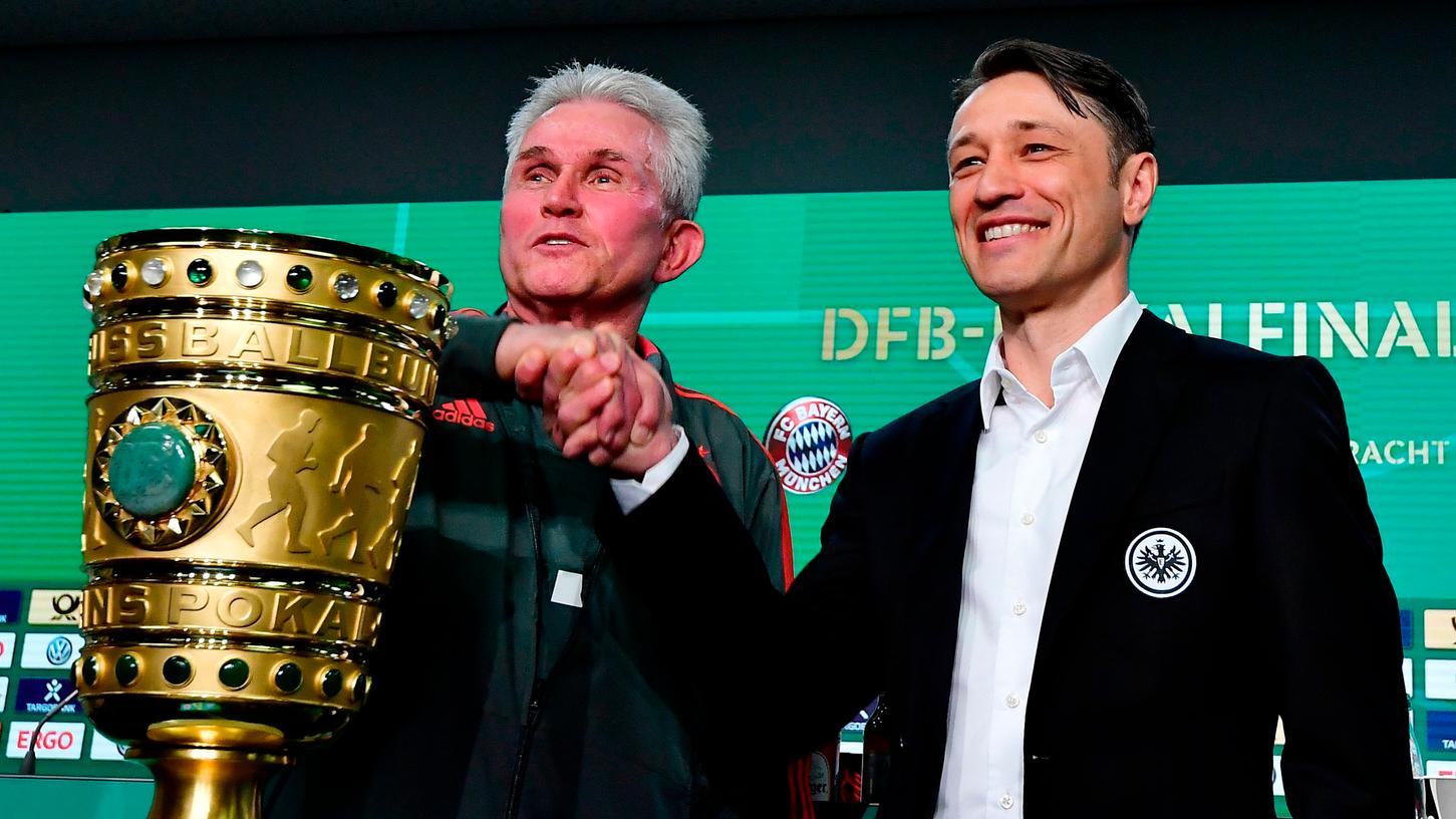Das Trainerduell zwischen Jupp Heynckes und Niko Kovac steht im Mittelpunkt des DFB-Pokal-Finales.