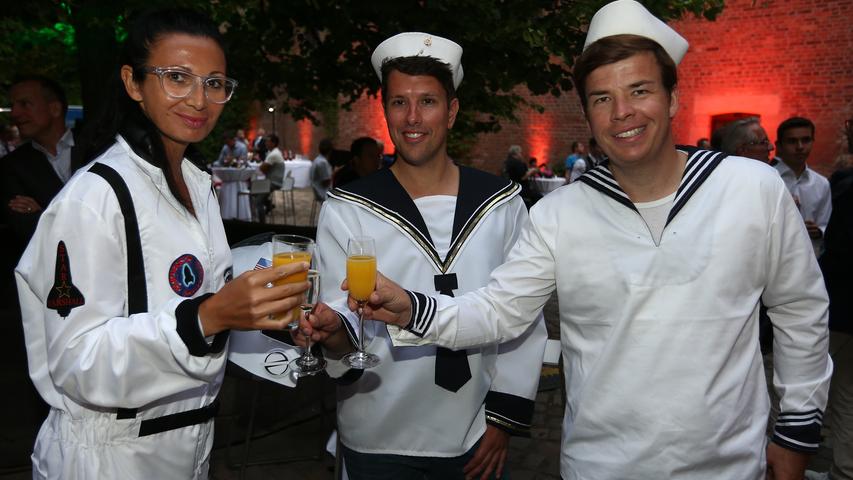 Tennis-Stars feiern bei der Players Night auf der Kaiserburg